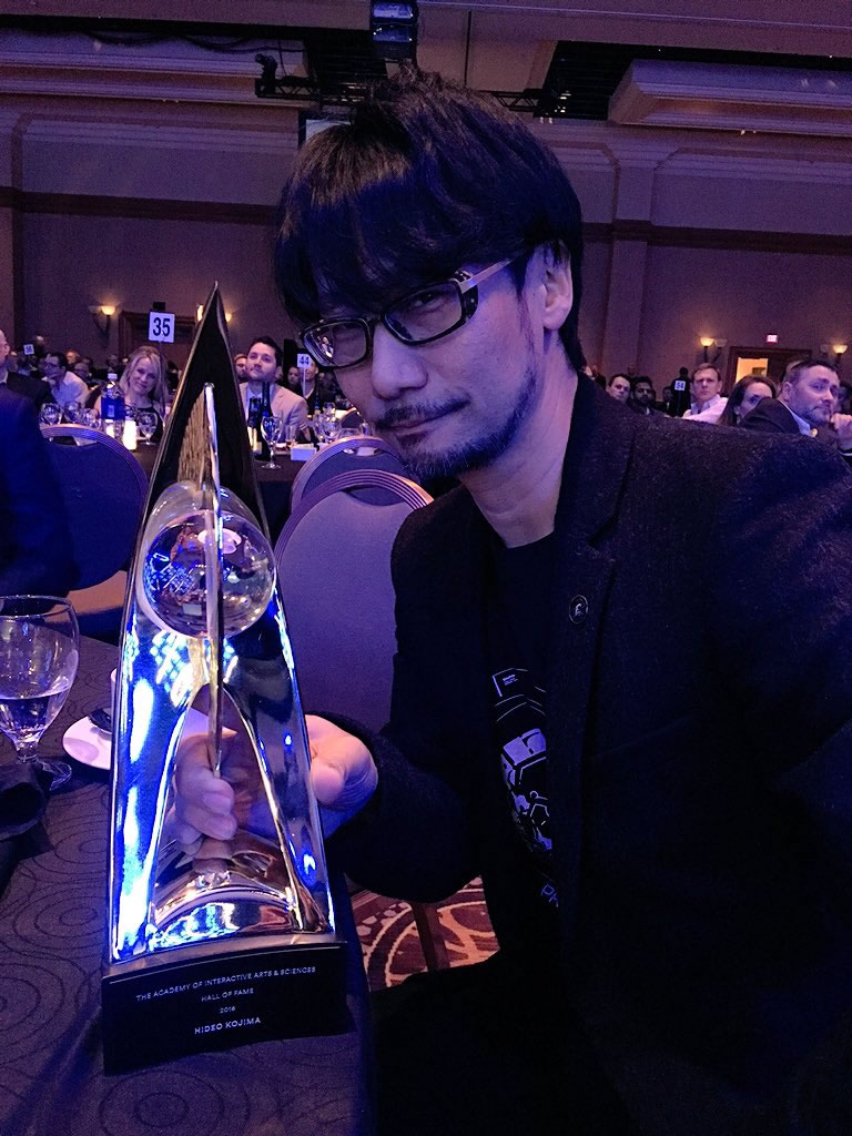 Hideo Kojima et son Hall of Fame (D.I.C.E. 2016)