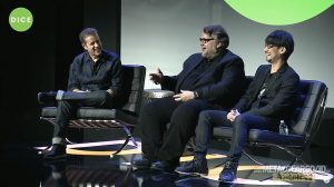 Geoff Keighley, Guillermo del Toro et Hideo Kojima