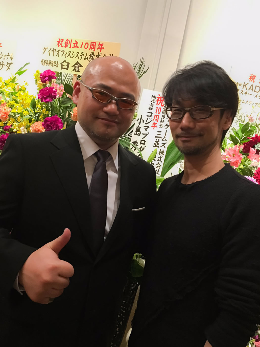 Hideki Kamiya et Hideo Kojima