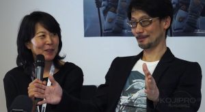 Hideo Kojima et sa traductrice, Hiromi Blomberg - Nordic Game 2016