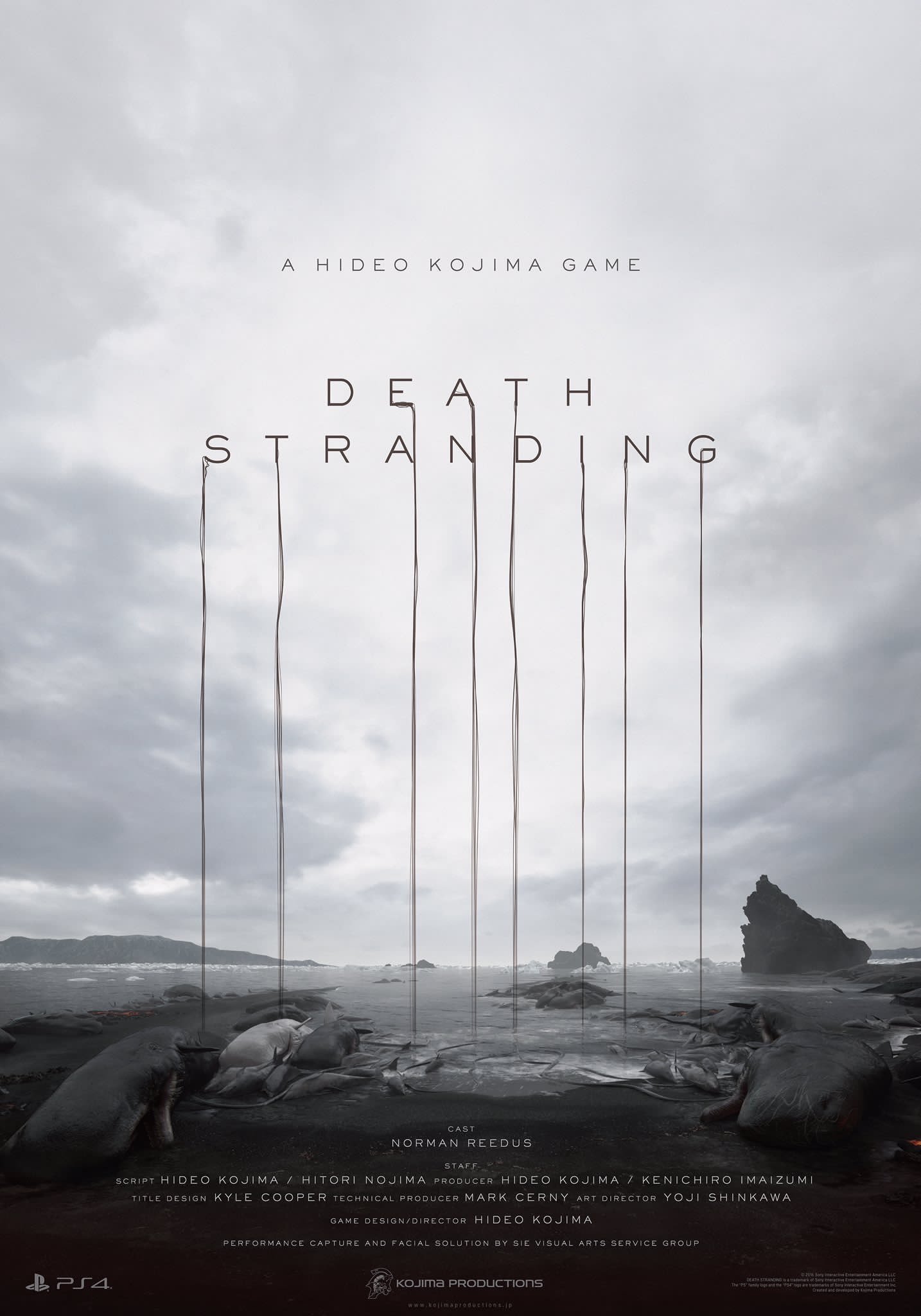 Affiche de Death Stranding – Kojima Productions