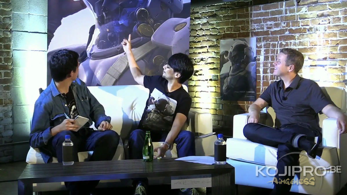 Ken Mendoza, Hideo Kojima et Geoff Keighley – San Diego 2016