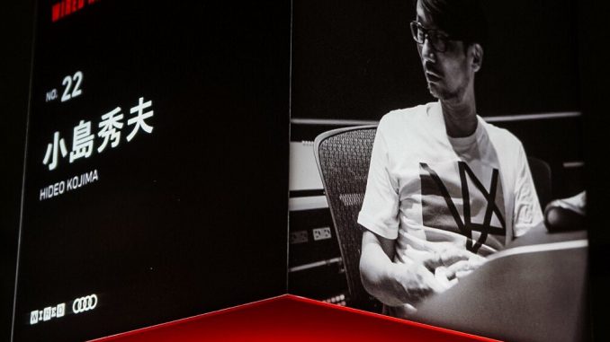 Hideo Kojima récompensé par un Wired Audi Innovation Award (7 décembre 2016)