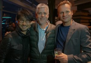 Hideo Kojima, Kyle Cooper et Hermen Hulst, le 1er décembre 2016