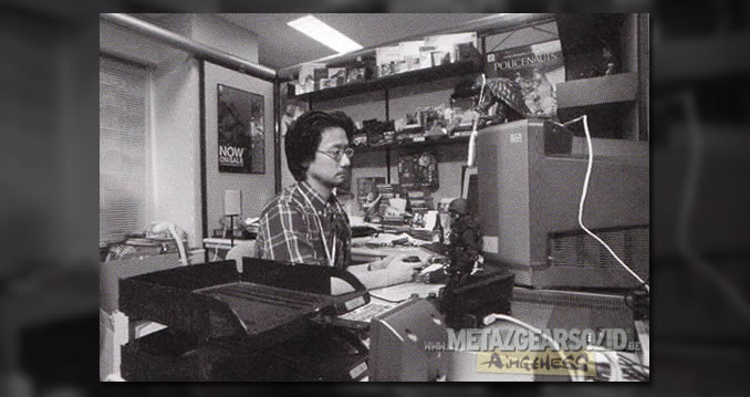 Le bureau de Hideo Kojima à l'époque de Metal Gear Solid 2 (2001)