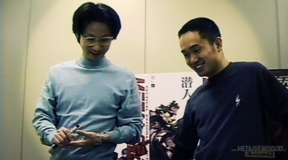 Hideo Kojima et Yoji Shinkawa en 1998
