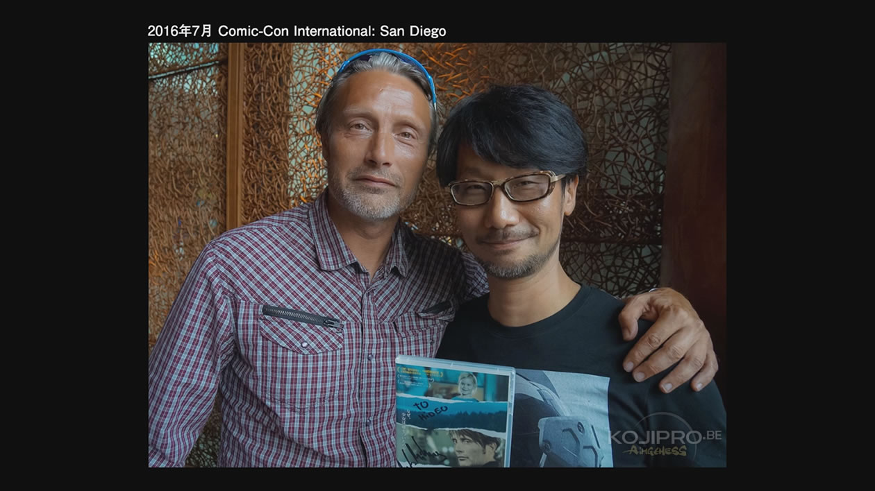 Mads Mikkelsen et Hideo Kojima au Comic-Con de San Diego – Juillet 2016