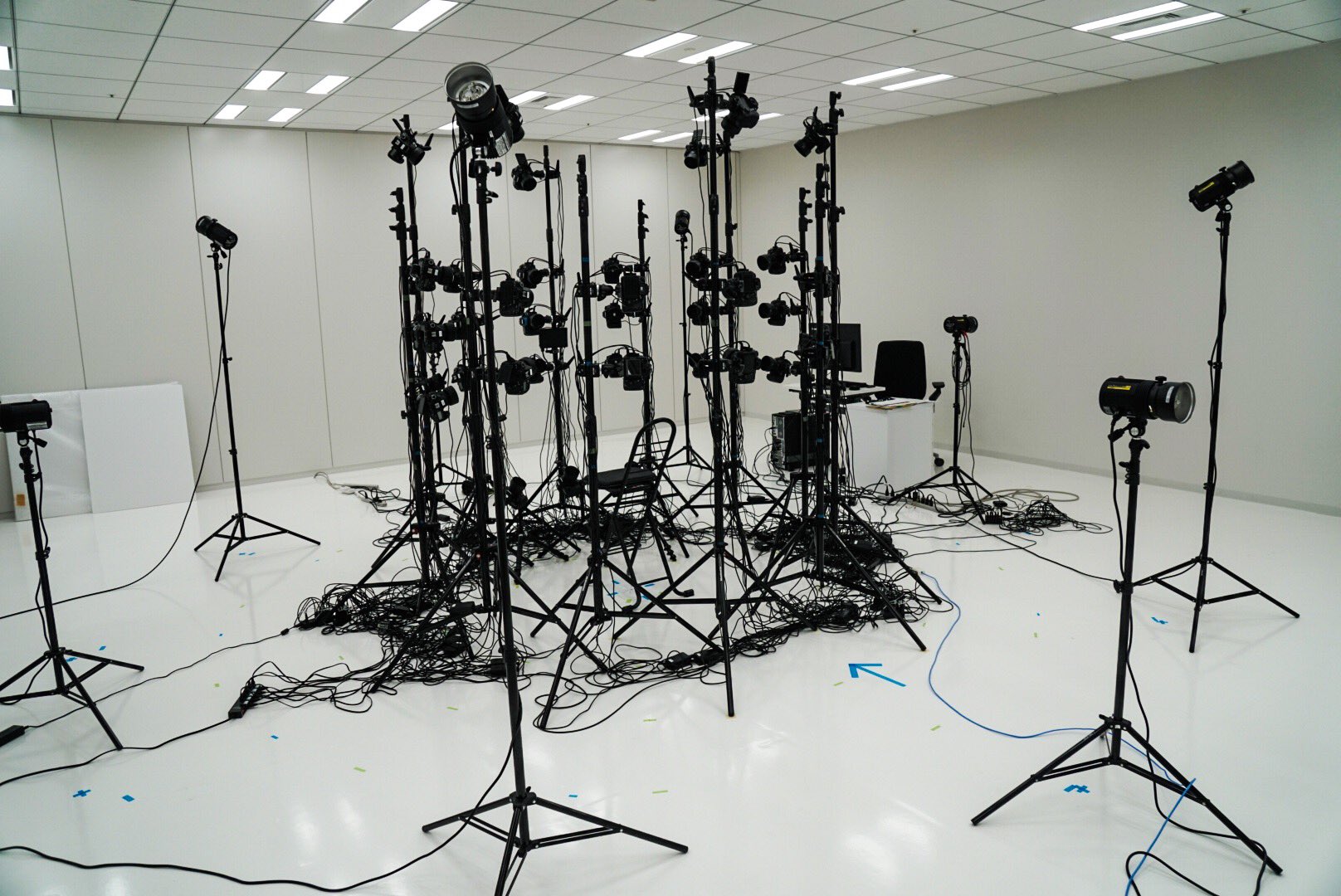 Séance de scanning 3D chez Kojima Productions, le 23 février 2017