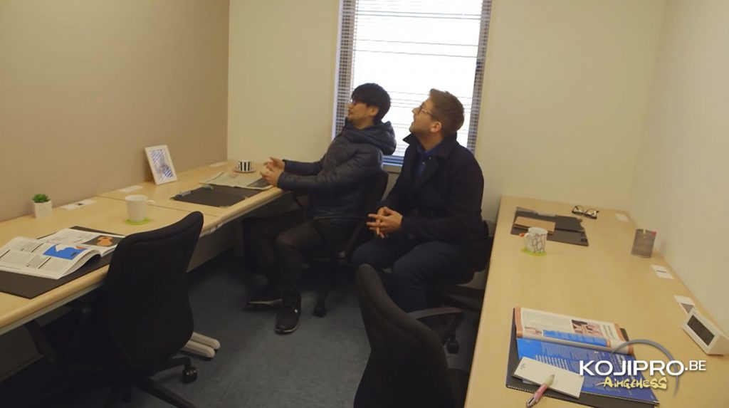 Premier bureau de Kojima Productions en décembre 2015