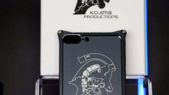 Coques de téléphone Kojima Productions en vente à l’E3 2017, le 12 juin 2017