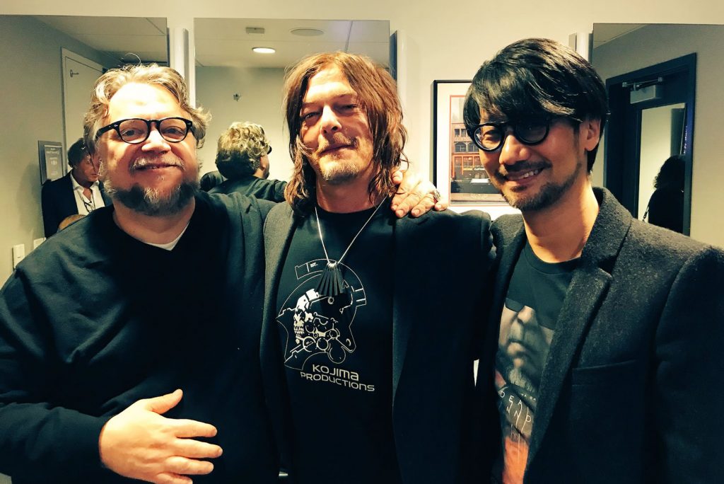 Guillermo del Toro, Norman Reedus et Hideo Kojima, le 7 décembre 2017