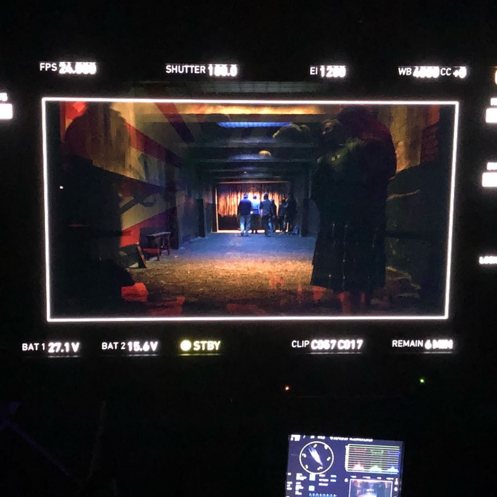 Tournage de « Too Old To Die Young », le 22 février 2018