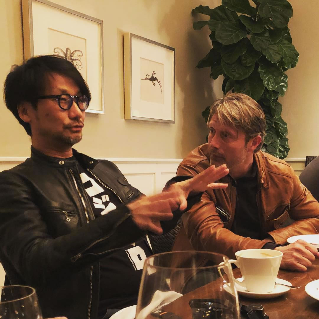 Hideo Kojima et Mads Mikkelsen, le 13 avril 2018