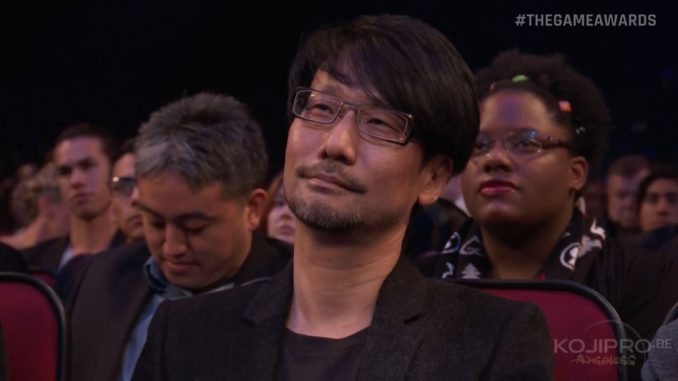 Hideo Kojima aux Game Awards 2016 (1er décembre 2016)
