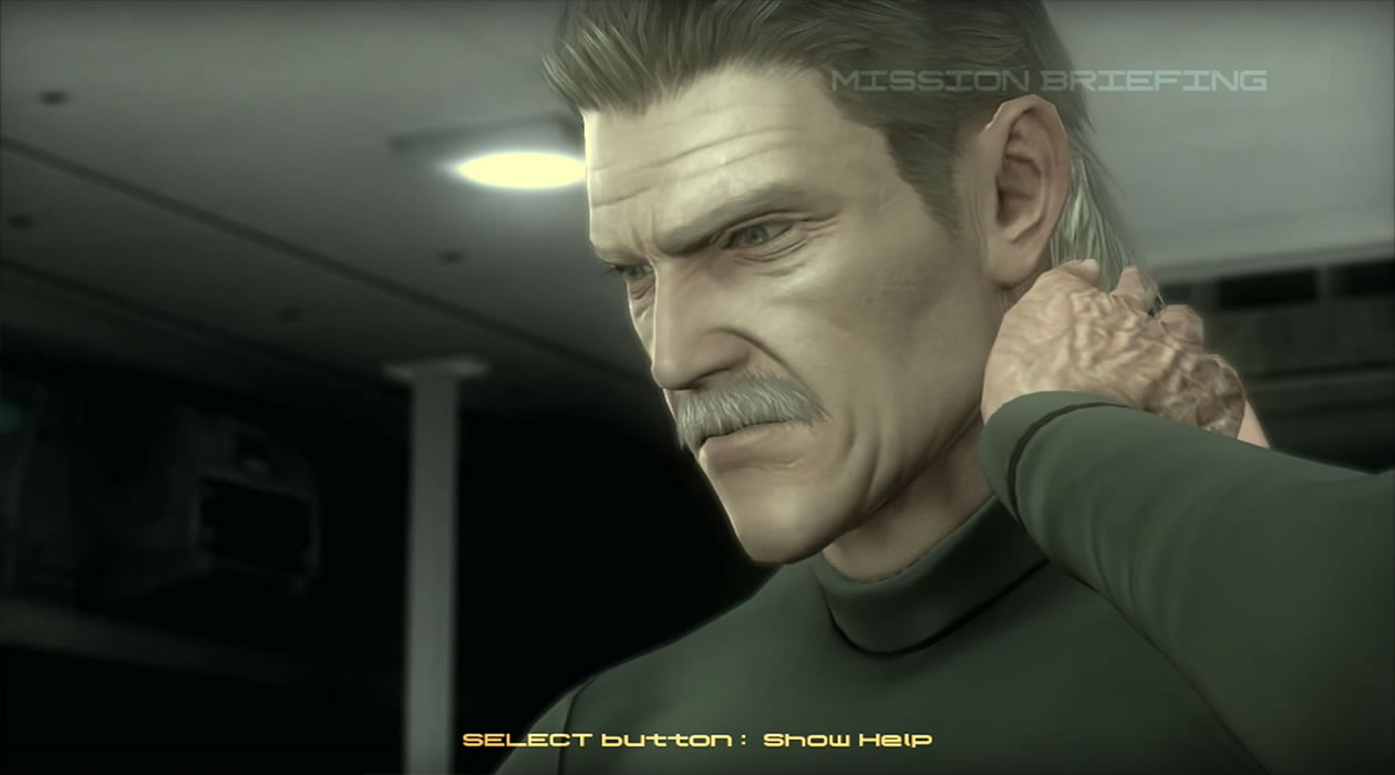 Old Snake dans Metal Gear Solid 4 : Guns of the Patriots (2008) - KojiPro.b...