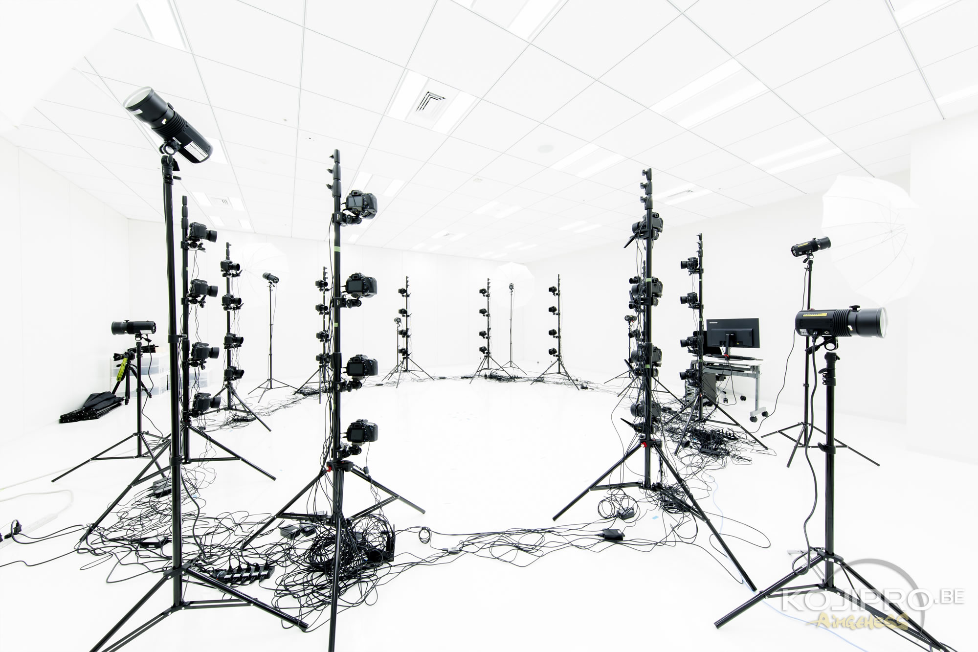 Salle de scanning 3D de Kojima Productions