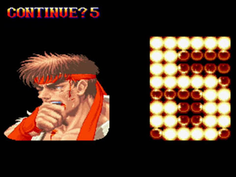 Le « game over » de Street Fighter II: The World Warrior (1991)