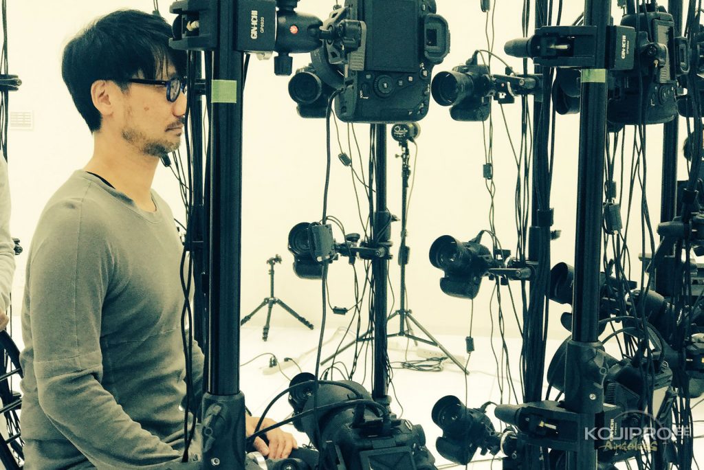 Séance de scanning 3D pour Hideo Kojima, le 6 novembre 2017.