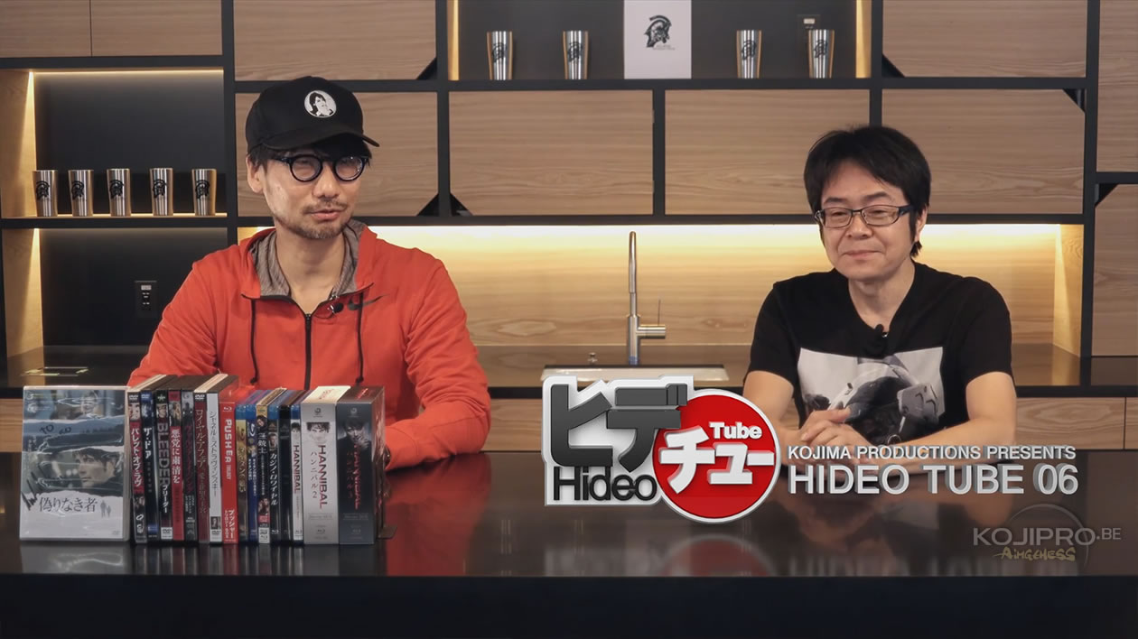 Hideo Kojima avec sa casquette de Stefanie Joosten et Kenji Yano | HideoTube #6, le 25 janvier 2017