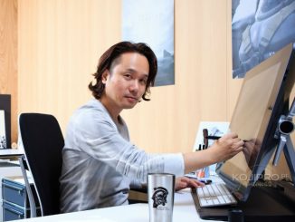 Yoji Shinkawa dans son bureau chez Kojima Productions (2017)
