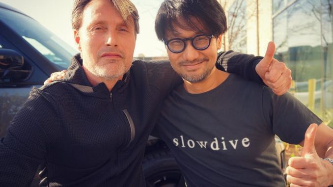 Mads Mikkelsen et Hideo Kojima, le 10 avril 2018